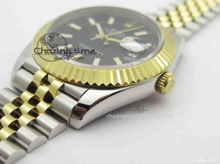 0416 DateJust II 41mm SS YG BP Maker Best Edition Black Dial On Jubilee Bracelet A Lightweight 3670